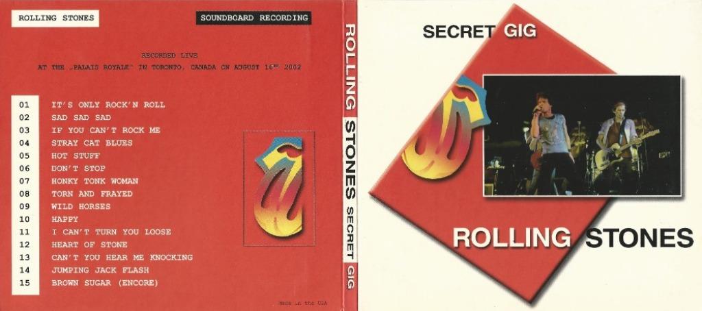 CD * ROLLING STONES - SECRET GIG (live), CD & DVD, CD | Pop, Utilisé, Enlèvement ou Envoi