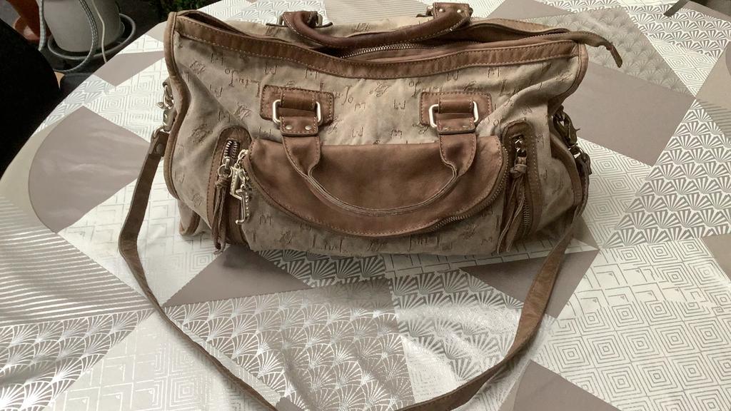 Grand sac à main et à bandoulière de LIU JO, Enlèvement ou Envoi, Utilisé, Beige, Sac à main