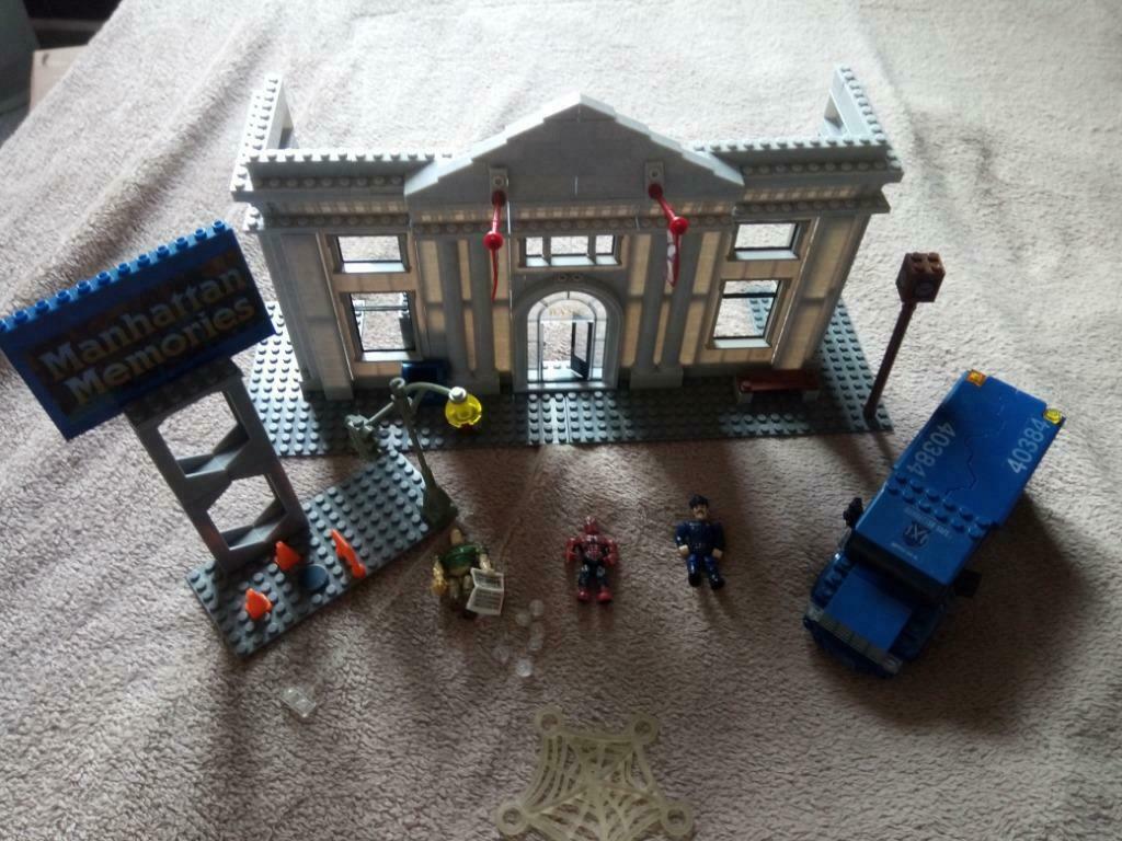 Mega Blocks Spiderman 3 Sandman Bank Heist, Ophalen of Verzenden, Gebruikt, Megabloks