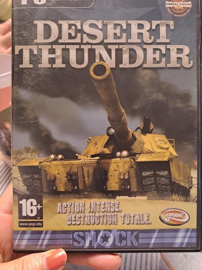 Jeu PC Desert Thunder Impeccable, Enlèvement ou Envoi, Comme neuf
