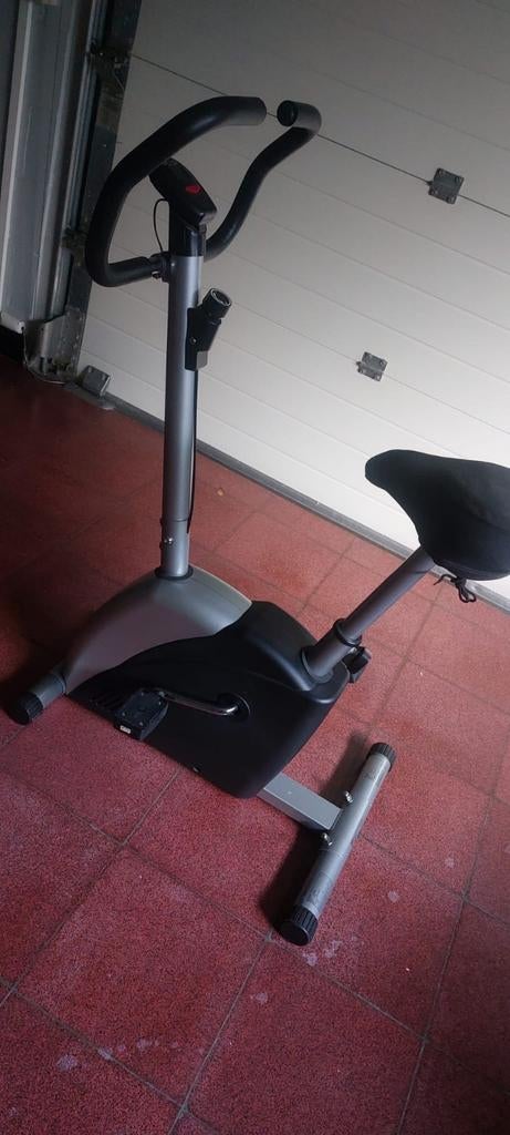 Hometrainer zwart/grijs, Ophalen, Gebruikt, Rug, Hometrainer