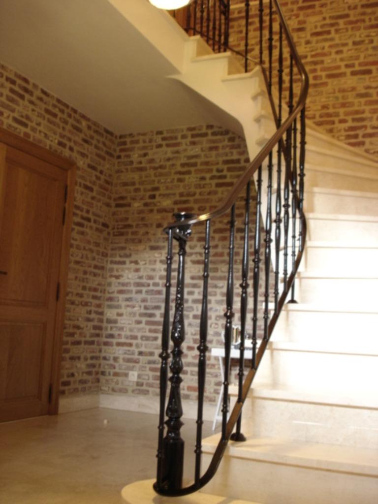 smeedijzeren leuningen op bestaande trap, Enlèvement ou Envoi, Neuf, Escalier