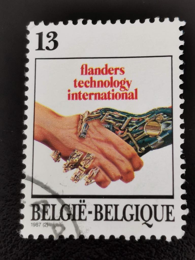 Belgie 1987 - Flanders Technology International, Postzegels en Munten, Ophalen of Verzenden, Gestempeld