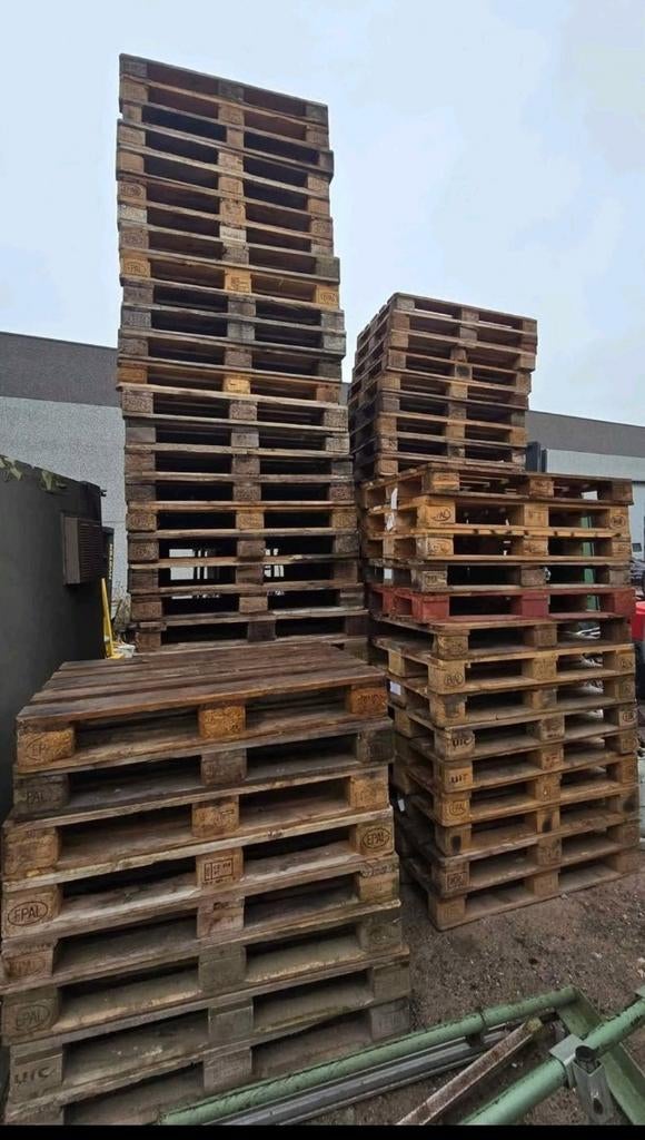 Palette euro Europallet à vendre en bon état +- 50pièces, Enlèvement ou Envoi, Utilisé