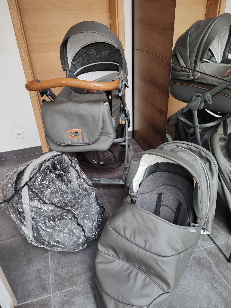 Poussette Quax complète, Kinderen en Baby's, Kinderwagens en Combinaties, Gebruikt, Combiwagen, Overige merken, Met reiswieg, Ophalen