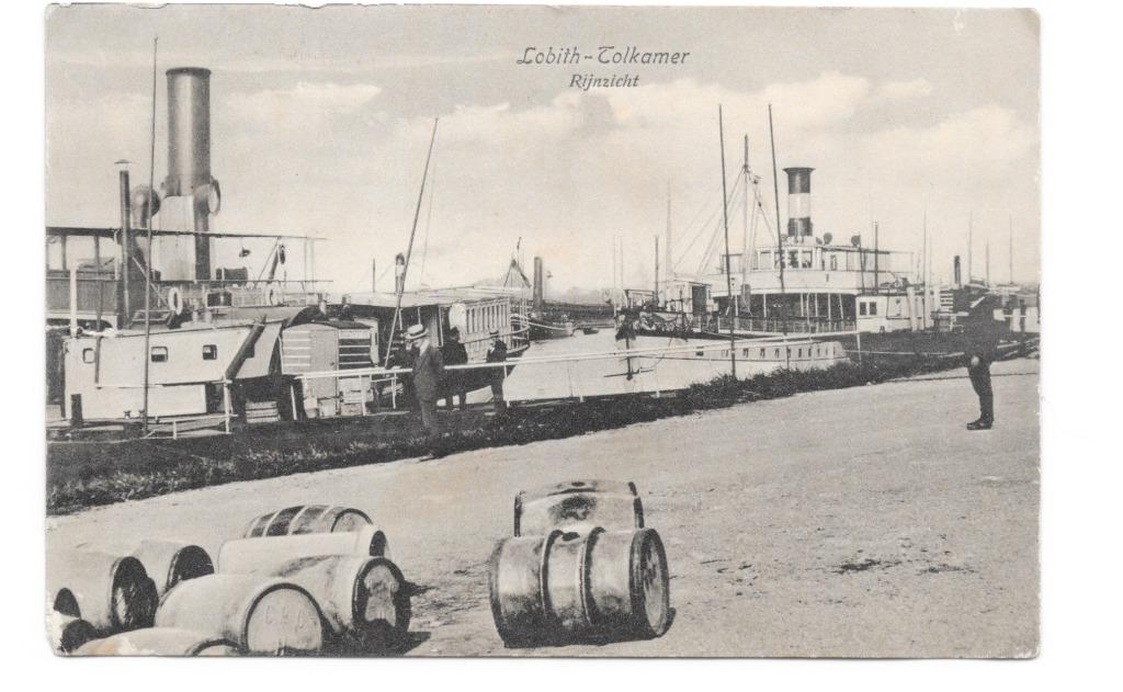 Lobith Tolkamer rijnzicht, Collections, Cartes postales | Pays-Bas, Enlèvement ou Envoi, 1920 à 1940, Affranchie, Gueldre