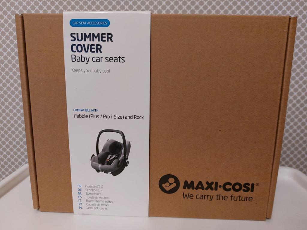 Maxi cosi zomer hoes licht grijs autostoel Pebble Rock, Kinderen en Baby's, Ophalen of Verzenden, Zo goed als nieuw, Maxi-Cosi