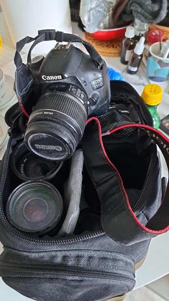 Camera  EOS 55 D, Audio, Tv en Foto, Ophalen, Gebruikt, Spiegelreflex, Canon