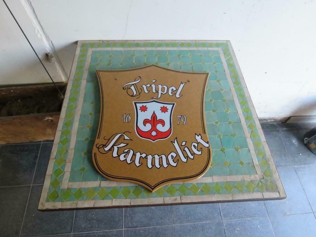 Bouclier en bois Karmeliet Tripel, Enlèvement ou Envoi, Neuf, Panneau, Plaque ou Plaquette publicitaire, Autres marques
