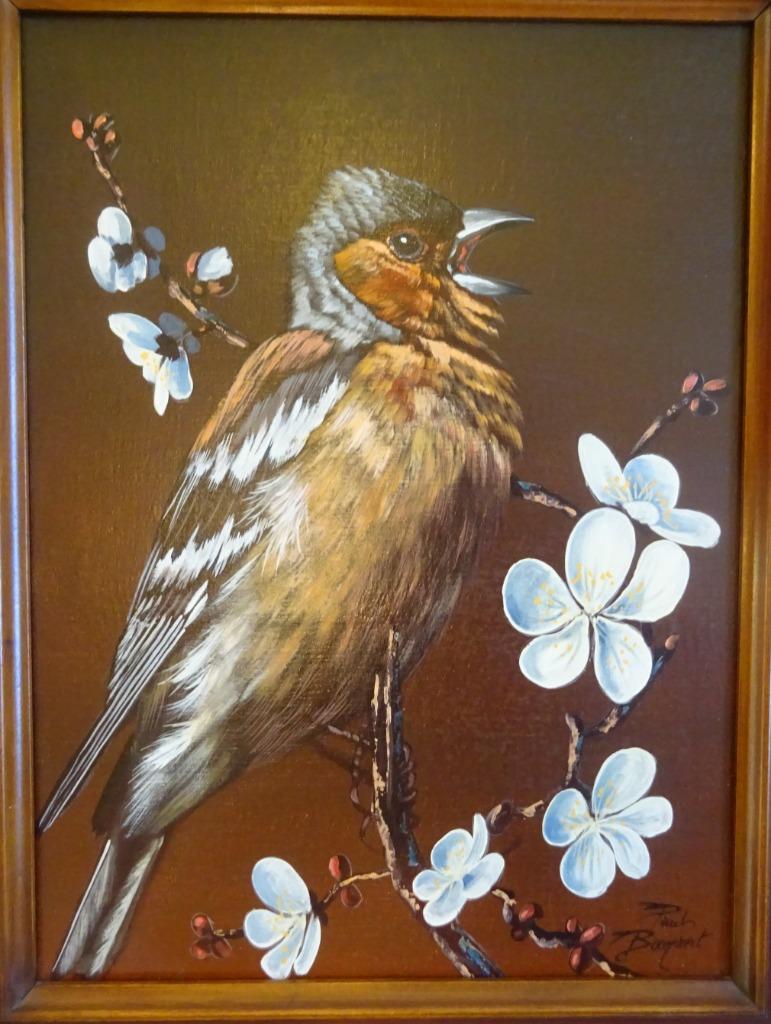 Paul Boonaert, Het lentelied, olie op doek, 40 x 30 cm, Ophalen of Verzenden