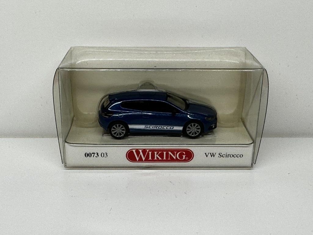 VOLKSWAGEN Scirocco GT Blue 1/87 HO WIKING Neuve + Boite, Ophalen of Verzenden, Zo goed als nieuw, Auto, Wiking