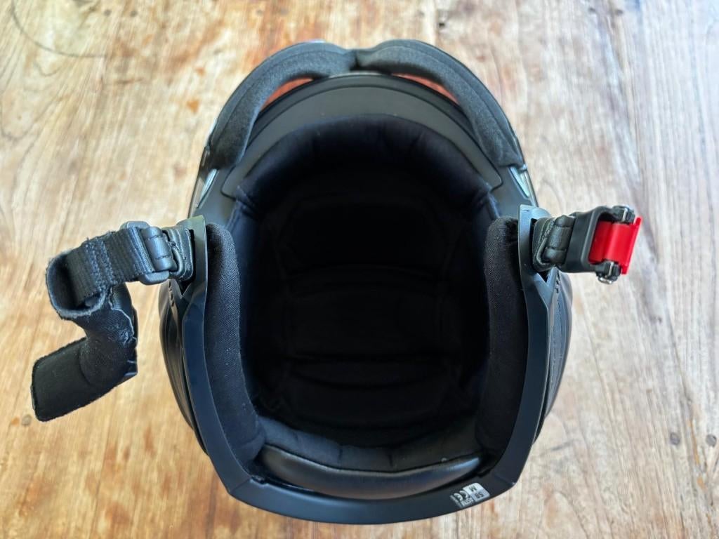 Kask carbon Skihelm met 2 visiers, Zo goed als nieuw, Kleding, Ski, Ophalen