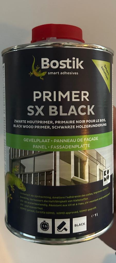 Bostik Primer SX Black 1L, Bricolage & Construction, Peinture, Vernis & Laque, Neuf, Moins de 5 litres, Enlèvement ou Envoi, Lasure