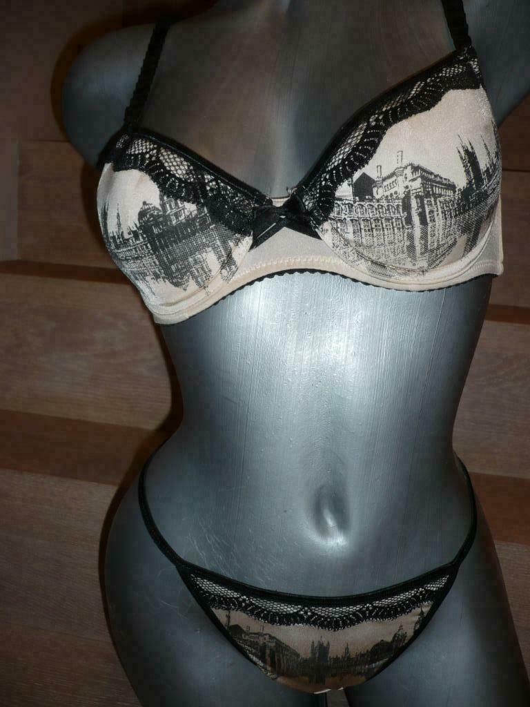 Ensemble Charlott' lingerie 90B et string T2 (38/40), Charlott' lingerie, Enlèvement ou Envoi, Ensemble
