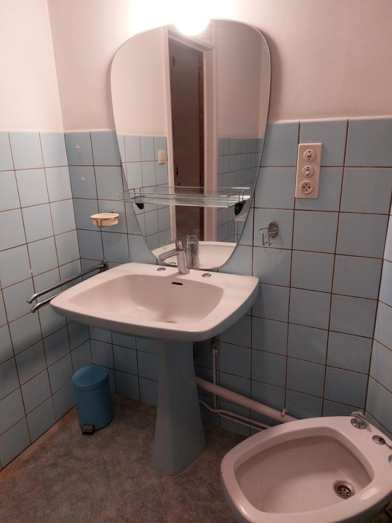 Vintage wastafel (met of zonder spiegel of bidet), Huis en Inrichting, Badkamer | Badkamermeubels, Gebruikt, Wasbak of Wastafel