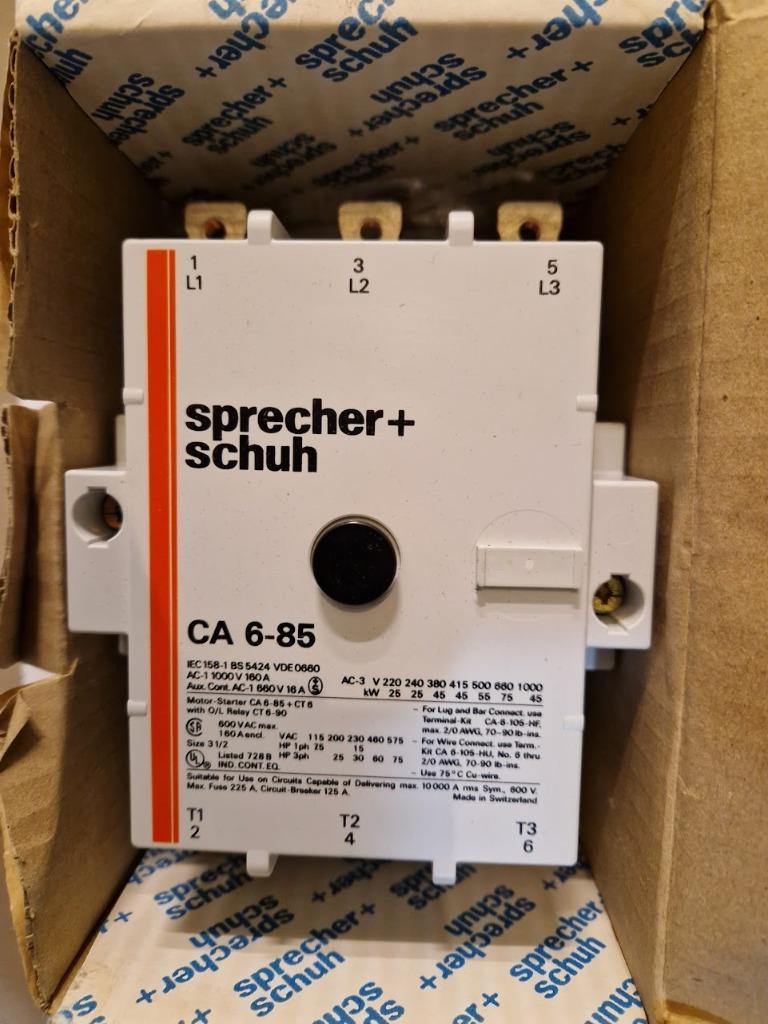 Sprecher Schuh contactor CA 6-85, Enlèvement ou Envoi, Neuf