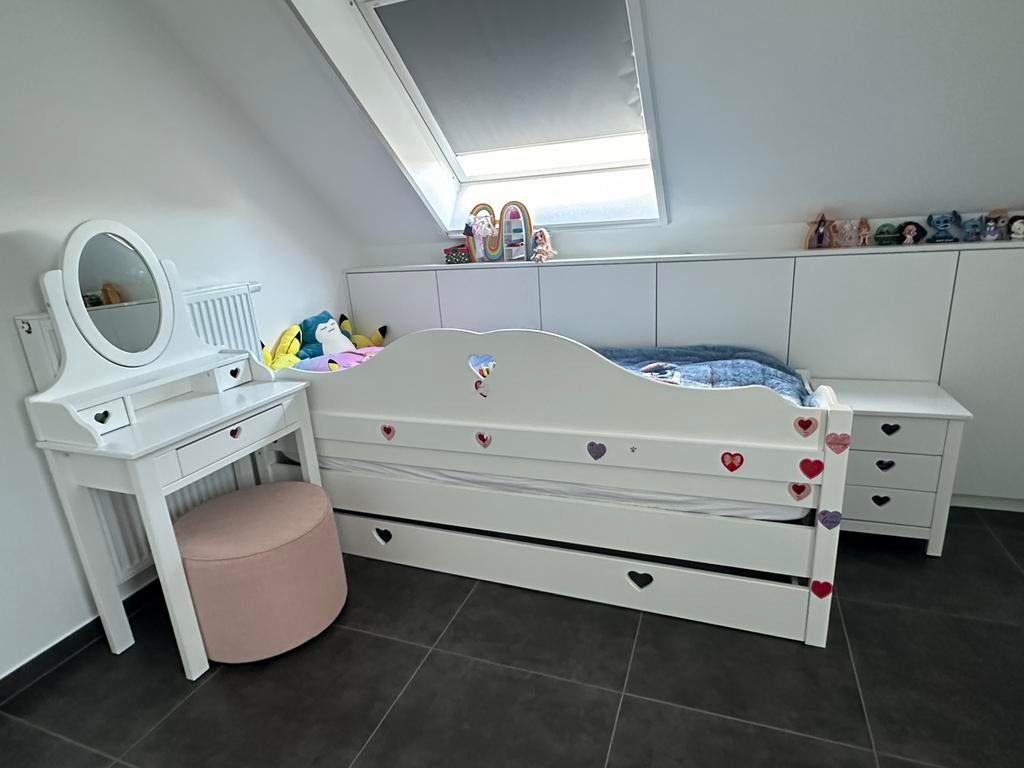 Chambre a coucher pour fille, Enlèvement, Utilisé, Moins de 140 cm, Matelas
