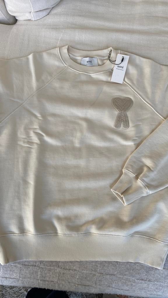 AMI sweater beige maat L splinternieuw, Enlèvement ou Envoi, Neuf, Taille 52/54 (L), Beige