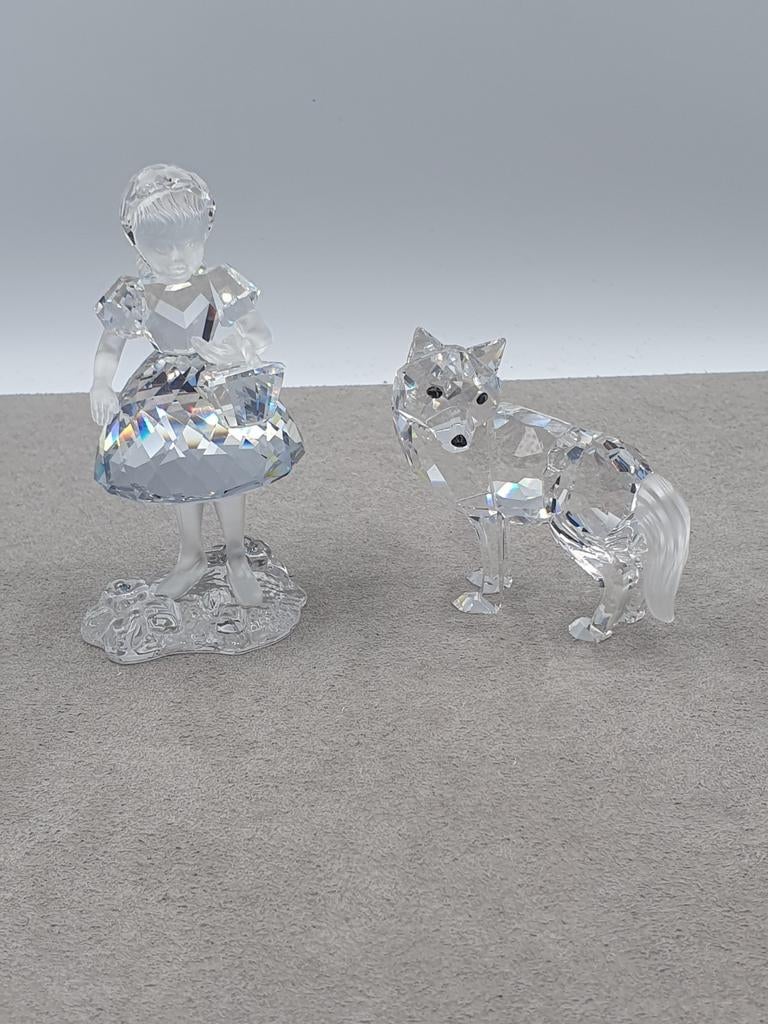 Swarovski Roodkapje en de Wolf., Verzamelen, Ophalen of Verzenden, Zo goed als nieuw
