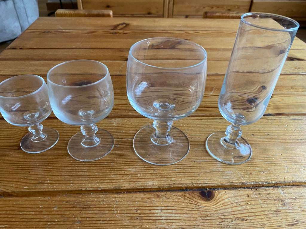 Luminarc glas servies (retro), Verzamelen, Ophalen, Gebruikt, Overige typen
