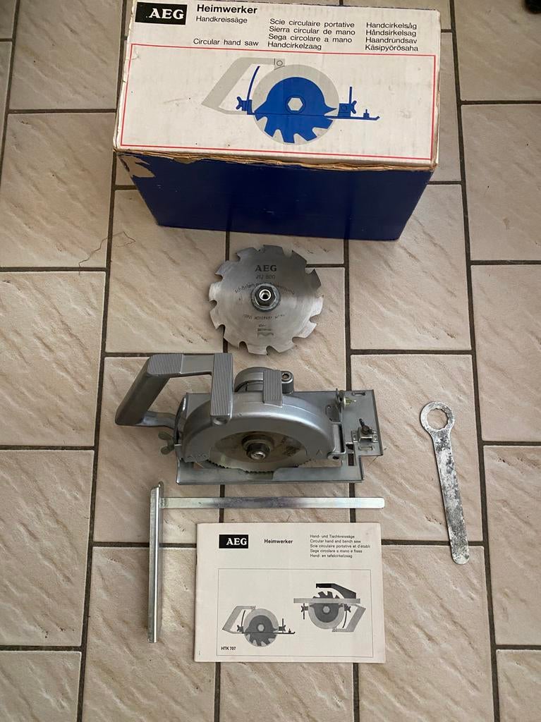 Handcirkelzaag voor op boormachine, Doe-het-zelf en Bouw, Gereedschap | Boormachines, Ophalen, Zo goed als nieuw, Boormachine