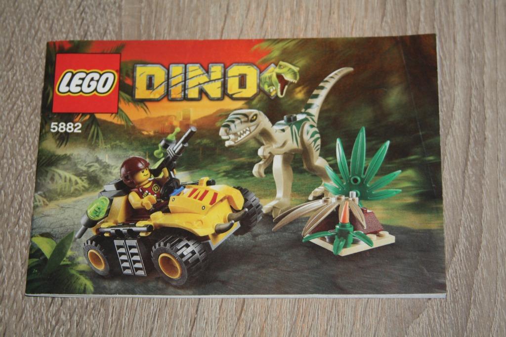 Lego Dino nr 5882 bouwboekje , goede staat, Enlèvement ou Envoi, Utilisé, Lego