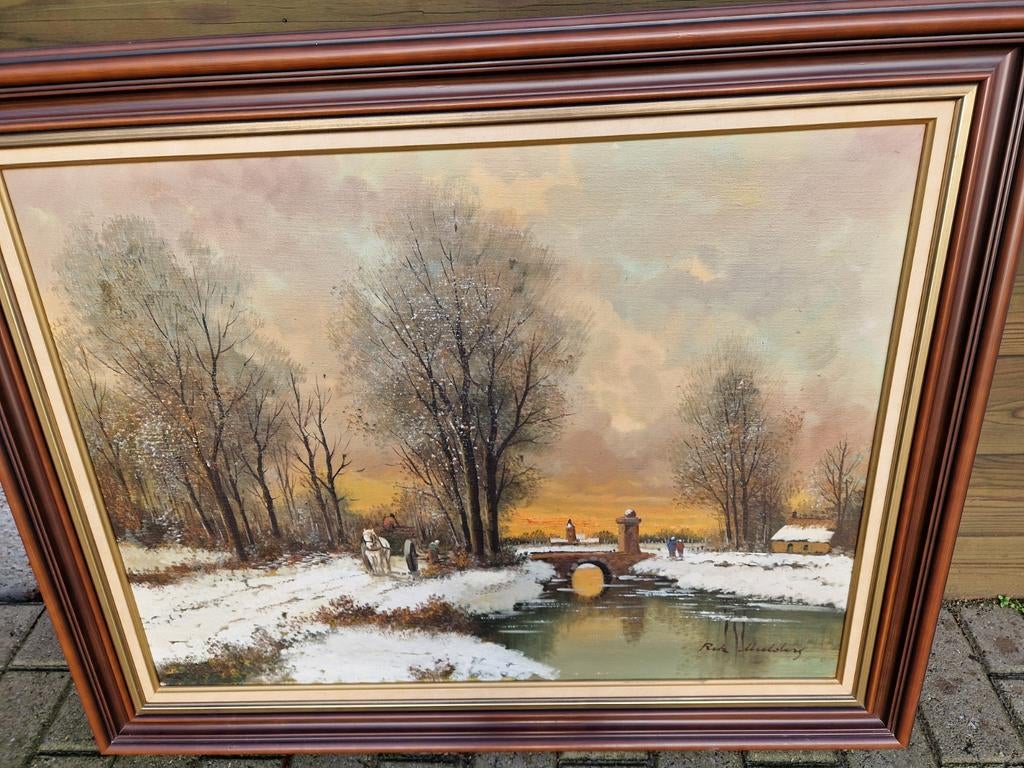 Schilderij Rik  Mulders, Antiek en Kunst, Ophalen