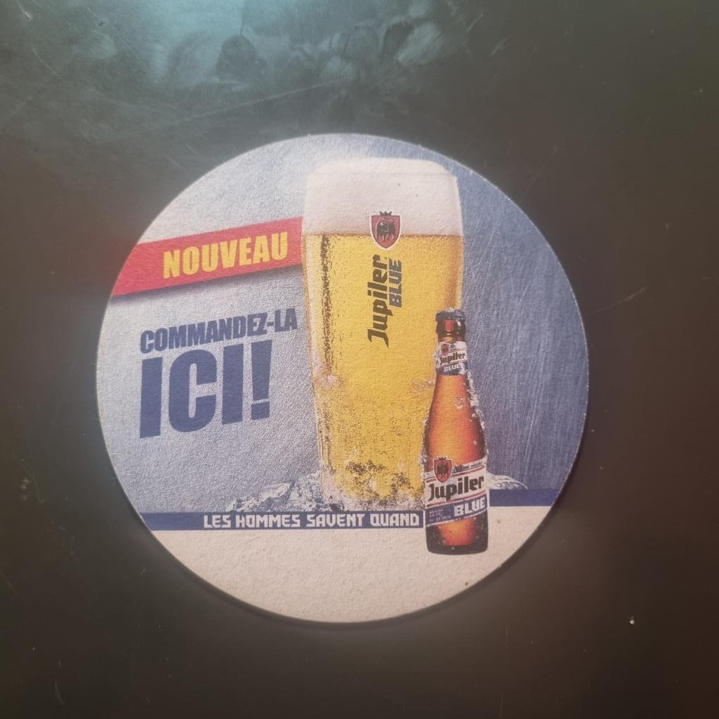Sous Bock Jupiler Blue, Ophalen of Verzenden, Gebruikt, Viltje(s), Jupiler