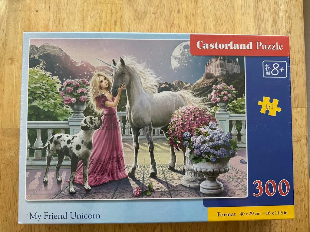Castorland 300 stuks, unicorn/eenhoorn, Ophalen of Verzenden, Meer dan 50 stukjes, Nieuw