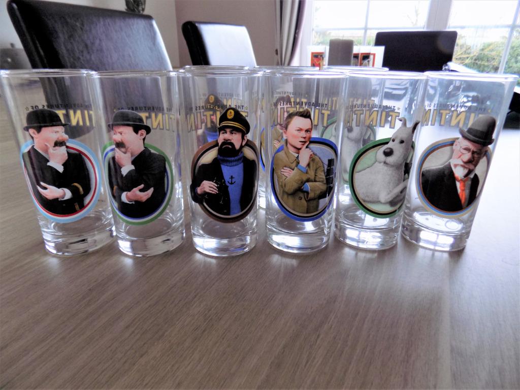 verres Tintin, Verzamelen, Ophalen, Nieuw, Waterglas