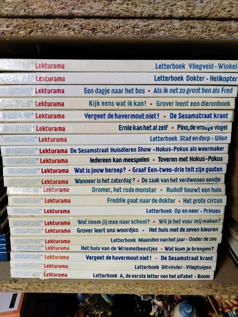 Lot van 21 kinderboeken Sesamstraat (Lekturama), Enlèvement ou Envoi, Utilisé