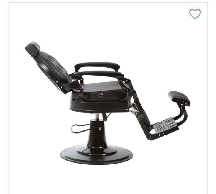 Barber chair black, Enlèvement, Neuf, Soin des cheveux ou Soin réparateur des cheveux
