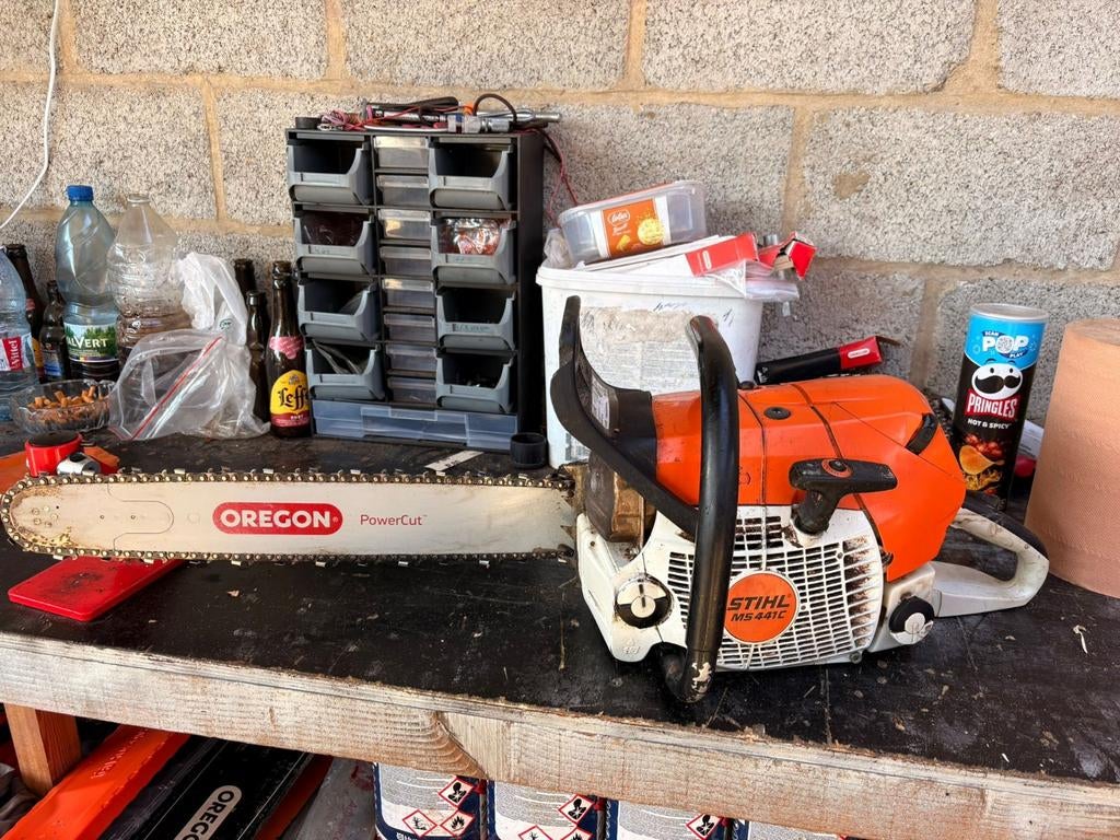 Tronçonneuses stihl 441, Enlèvement