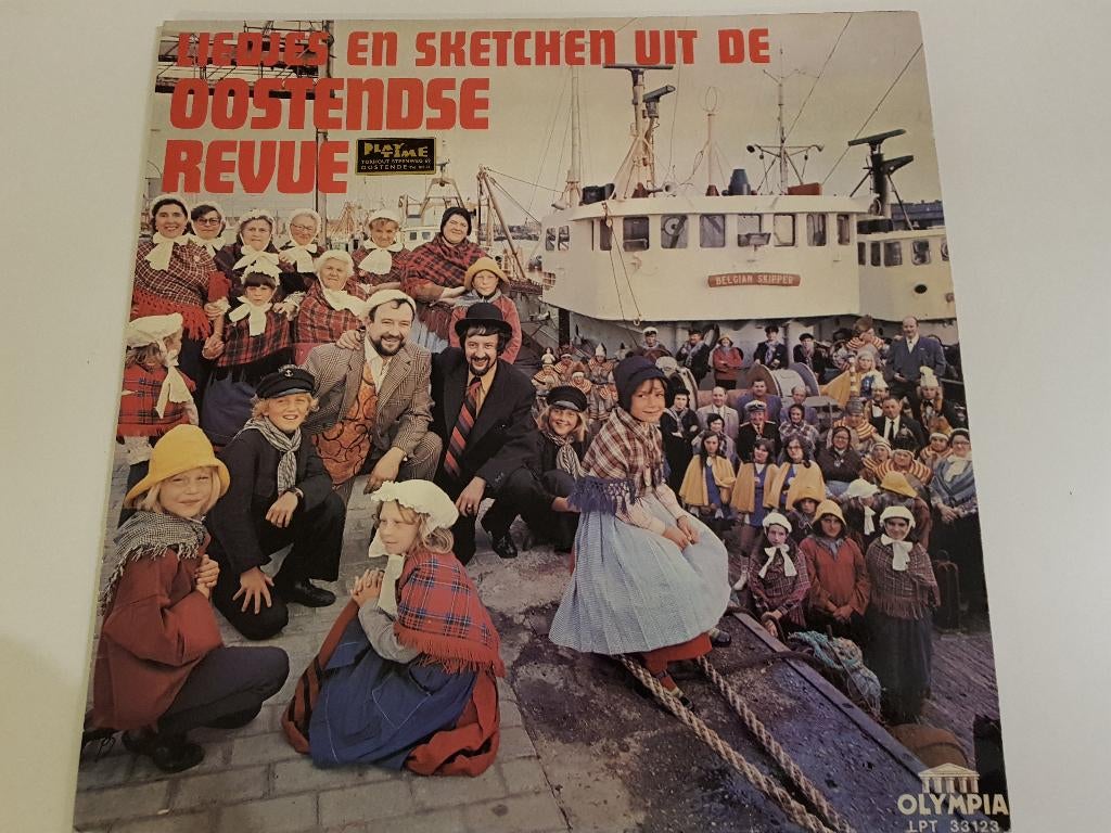 Vinyl LP Oostendse Revue Humor Cabaret Oostende Folklore, Ophalen of Verzenden, 12 inch, Streekmuziek
