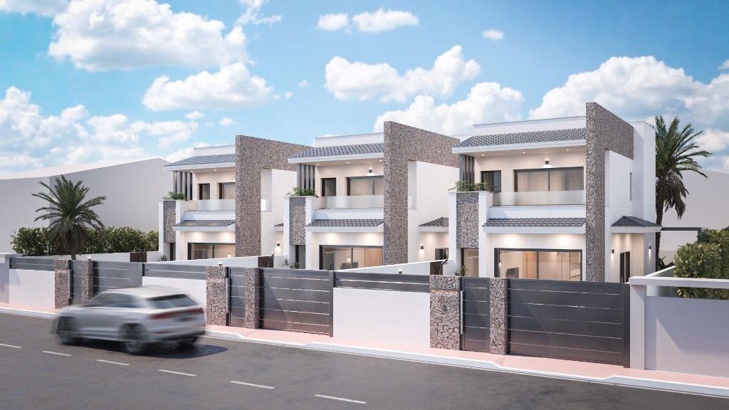 Villa's - 3 slaapkamers - zwembad - op 1,5 km van strand, Immo, Spanje, Woonhuis, San Pedro del Pinatar, 3 kamers