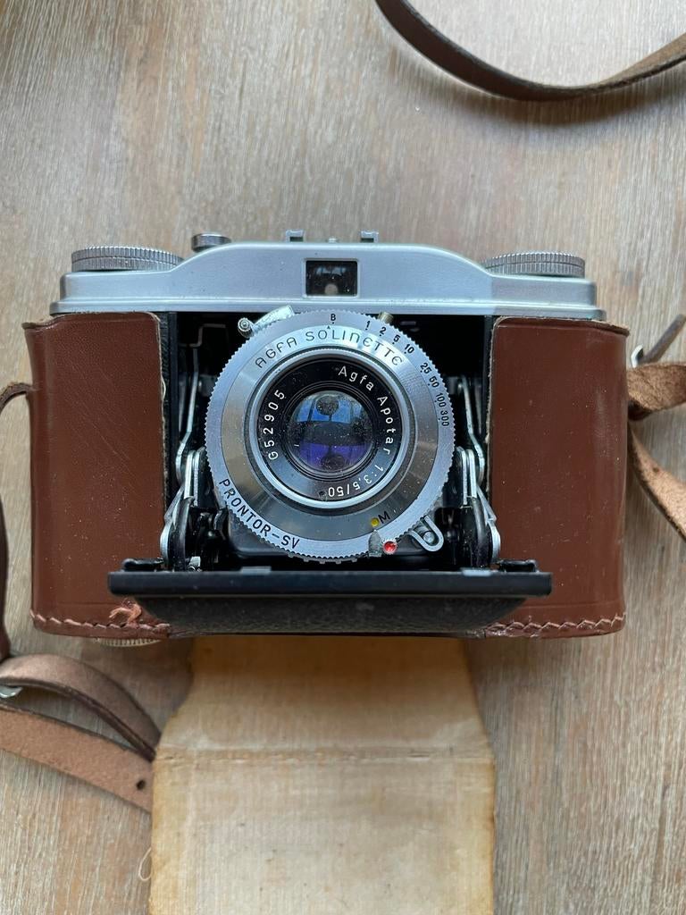 Antiek  Agfa fototoestel voor verzamelaars, Ophalen, Gebruikt