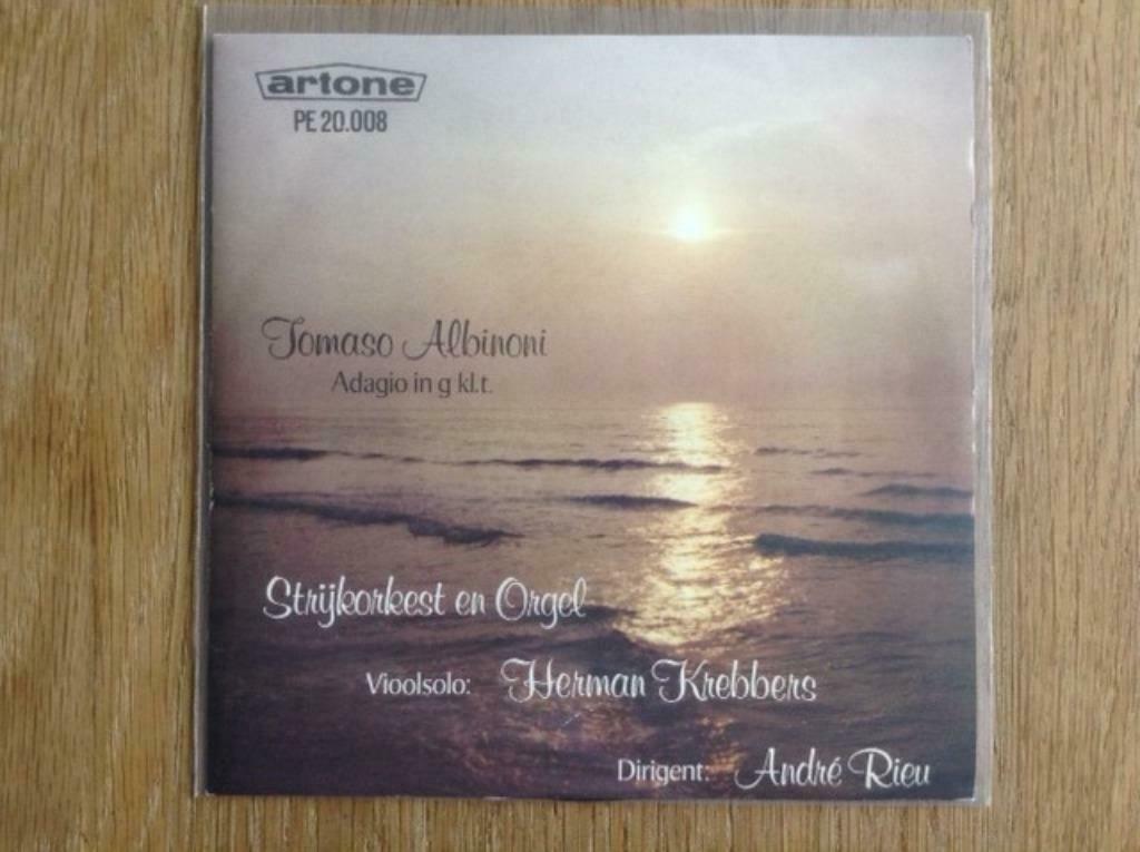 single herman krebbers en andre rieu sr., CD & DVD, Vinyles Singles, Enlèvement ou Envoi, Classique