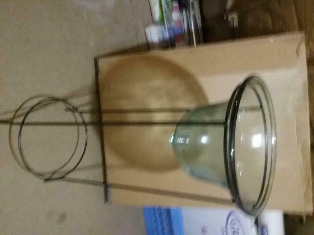 Bloem en plantstaander met stolp, 70 cm ou plus, 25 à 40 cm, Rond, Comme neuf
