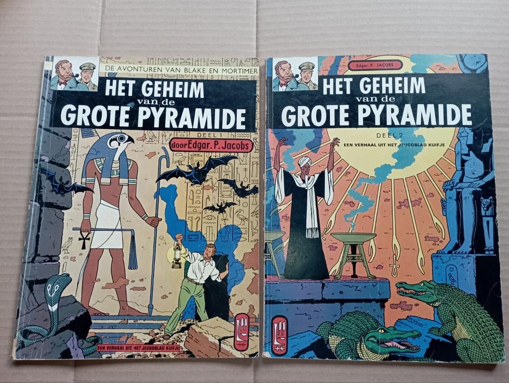 Het geheim van de grote pyramide - Edgar P. Jacobs (1954), Plusieurs BD, Enlèvement ou Envoi, Edgar P. Jacobs, Utilisé