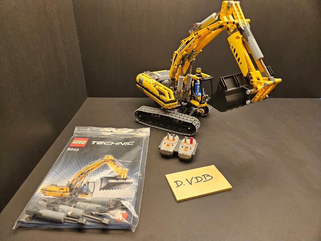 LEGO Technic 8043 Motorized Excavator in topstaat!!!, Enfants & Bébés, Jouets | Duplo & Lego, Enlèvement ou Envoi, Comme neuf