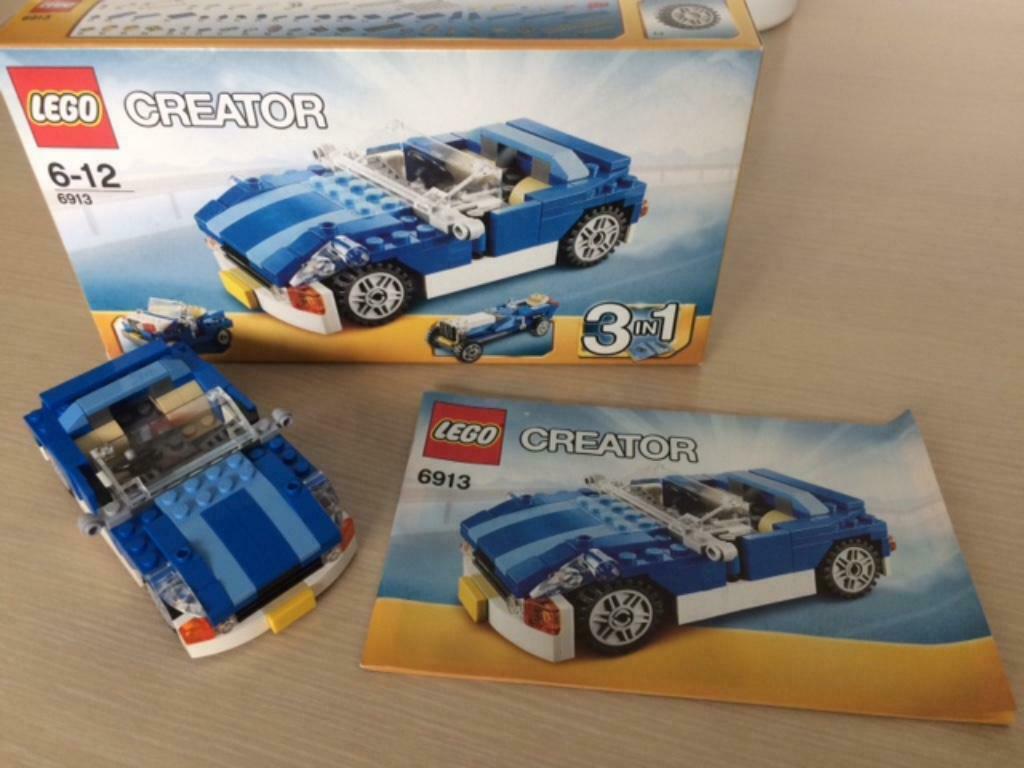 Lego Creator 6913 Blauwe Sportwagen, Enlèvement, Comme neuf, Ensemble complet, Lego