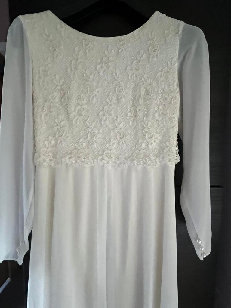 Trouwkleed om te vermaken, Kleding | Dames, Wit, Gedragen, Onder de knie, Ophalen