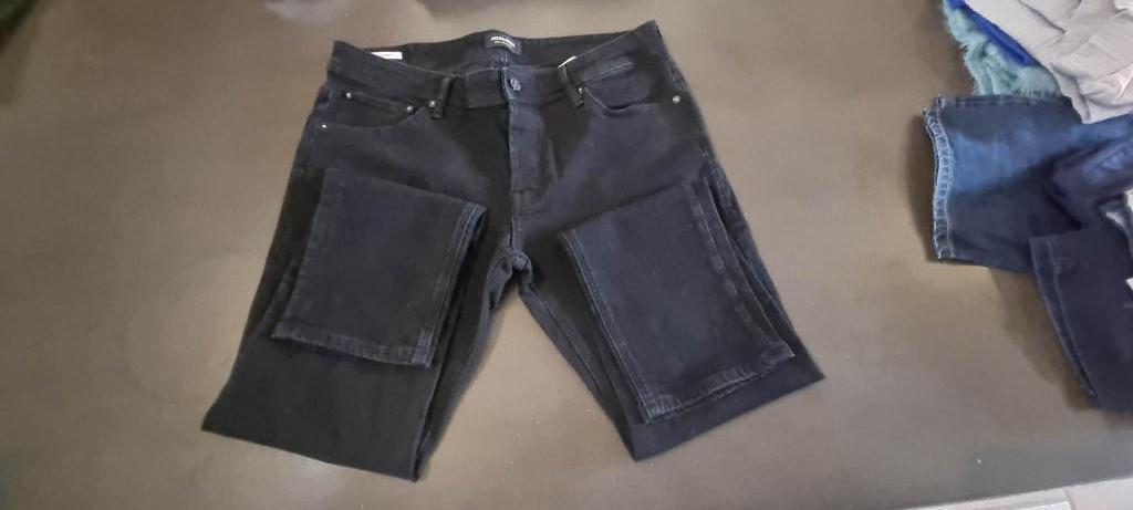 Pop) Nieuwe zwarte jeans, Jack & Jones t 36/32 slim Glenn, W36 - W38 (confectie 52/54), Verzenden, Zwart, Nieuw