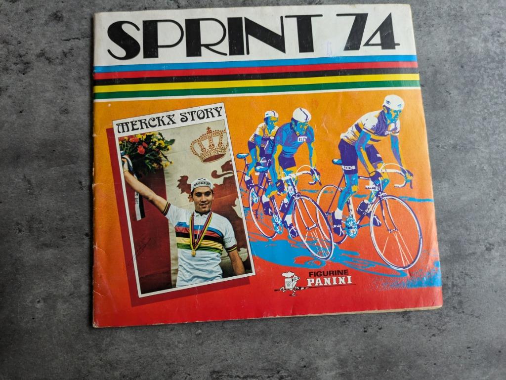 PANINI WIELRENNEN SPRINT 74 ANNO 1974 bestelbon onvoll., Verzenden, Zo goed als nieuw