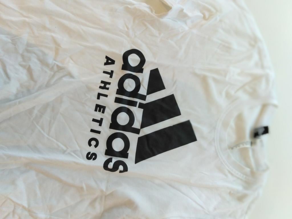 Sport t-shirt, Kleding | Heren, Sportkleding, Wit, Nieuw, Ophalen of Verzenden, Adidas