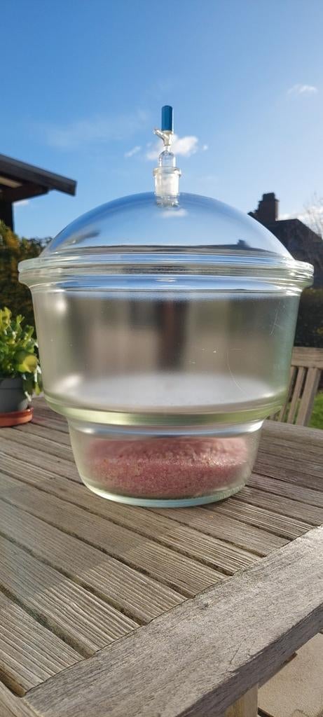 Exsiccatorset DURAN Type NOVUS glas vacuum droger, Ophalen