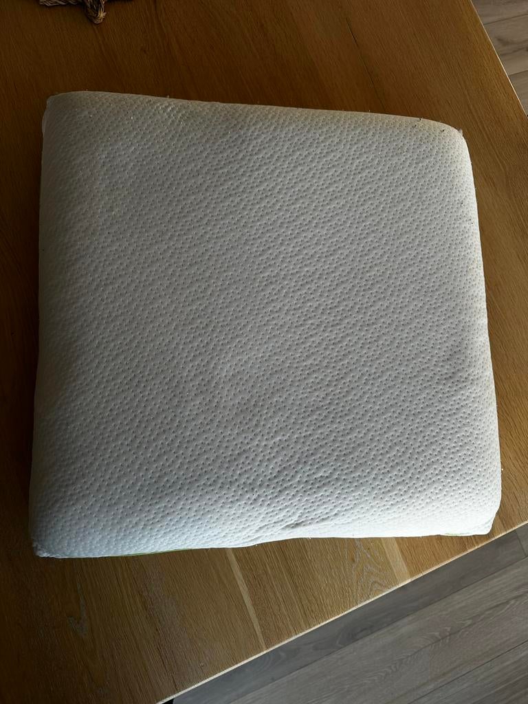 Dreamway latex hoofdkussens 60x60cm, Maison & Meubles, Chambre à coucher | Linge de lit, Utilisé, Oreiller, Une personne, Blanc