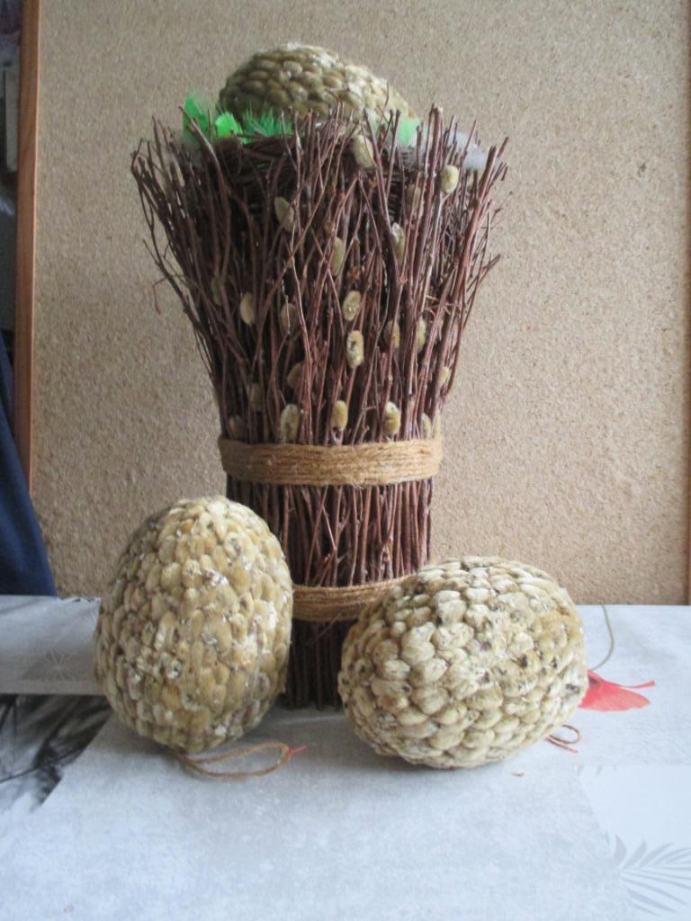 pasen decoratie wilgentak, Ophalen of Verzenden, Gebruikt