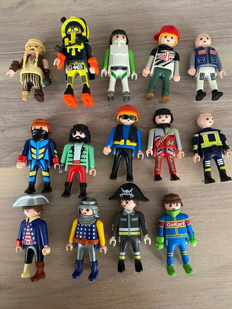 14 mannetjes playmobil, Kinderen en Baby's, Speelgoed | Playmobil, Ophalen