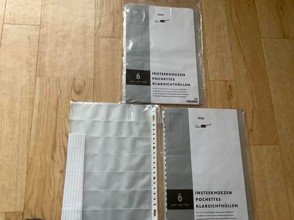 Insteekhoezen, Diversen, Ophalen